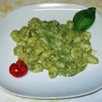 gnocchi al pesto