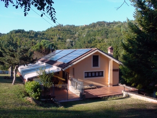 L'impianto fotovoltaico terminato