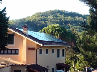 L'impianto fotovoltaico terminato